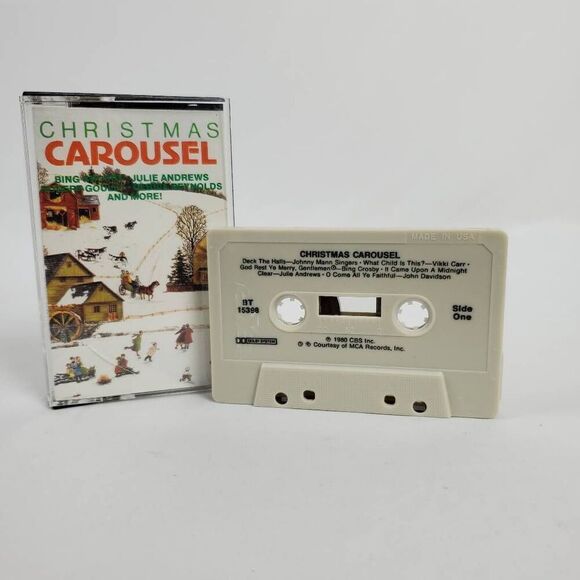 Christmas Carousel Cassette Bing Crosby Julie Andrews - Picture 1 of 3